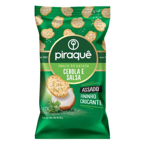 Snack de Batata Cebola e Salsa