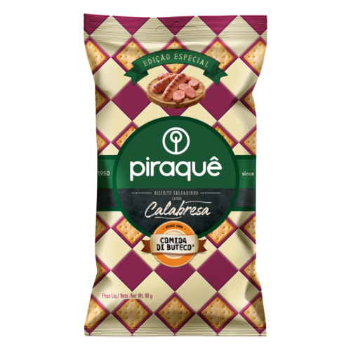 Galleta salada sabor calabresa