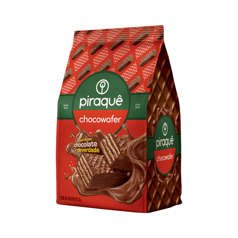 Chocowafer Coberto com Chocolate