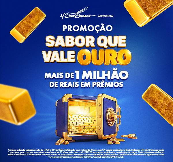 Sabor que vale ouro